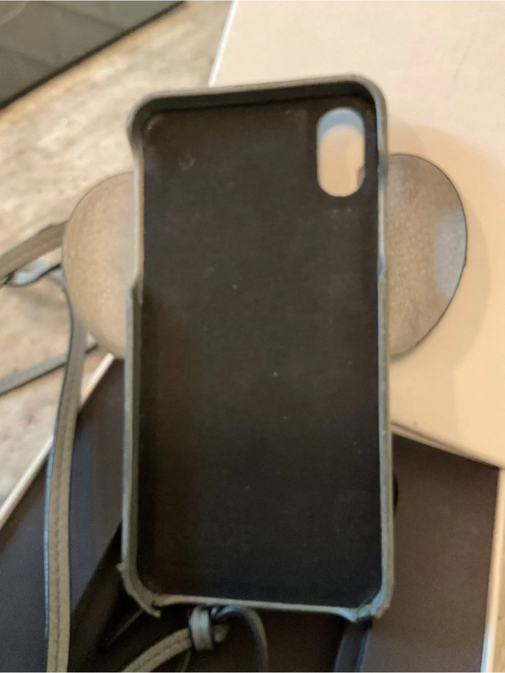 Loewe Elephant iPhone leather case w/ strap